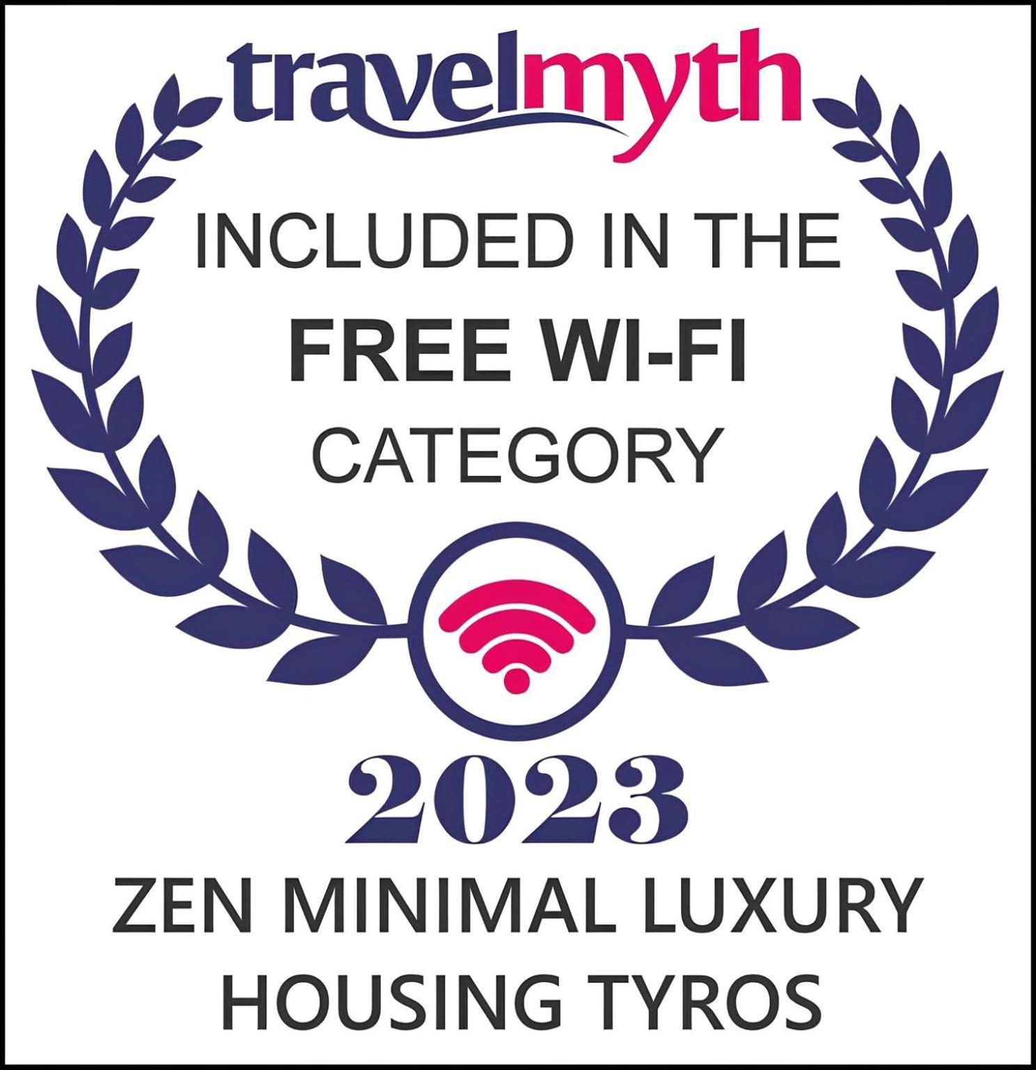Zen Minimal Luxury Housing Tyros Villa Eksteriør billede
